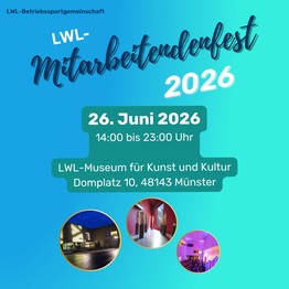 Plakat des LWL-Sommerfestes